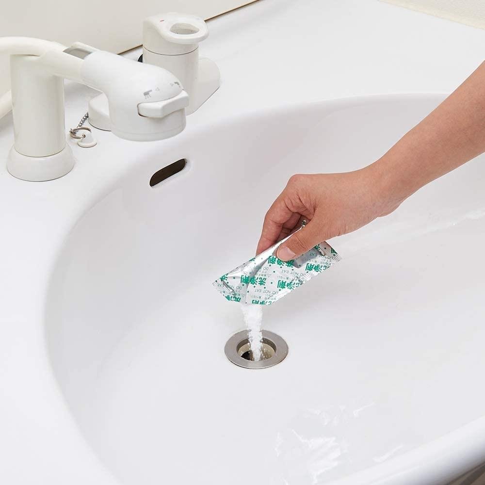 Aimedia Japan Drainpipe Hair Clog Remove 20Gx4 Packet