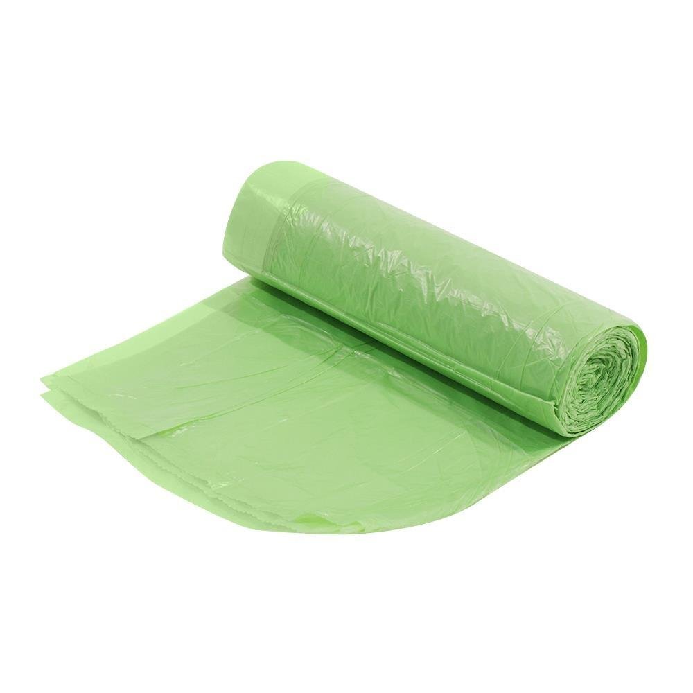 Garbage Bags Roll With Rope Acco 24X28" 15Pcs Green